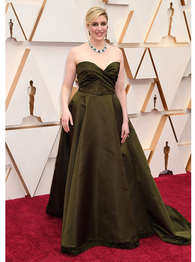 Greta Gerwig in Dior